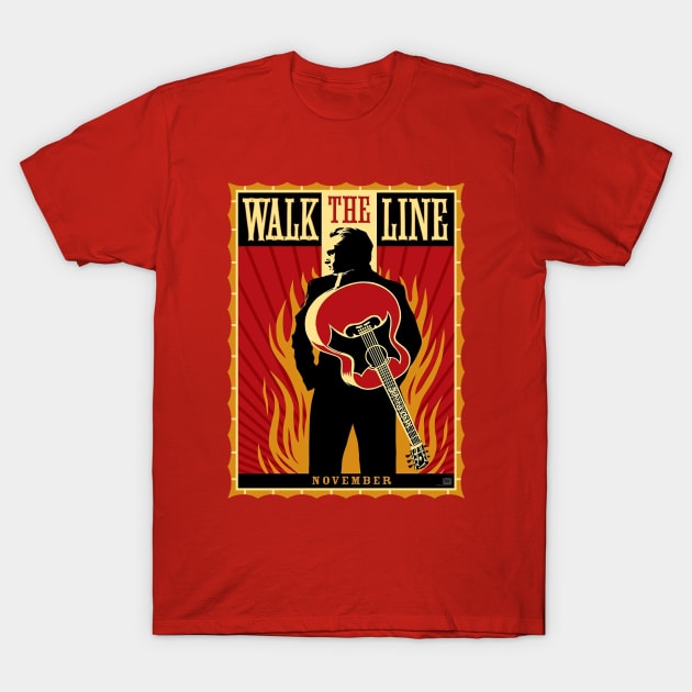 Red Walk T-Shirt by Hunt and Hook